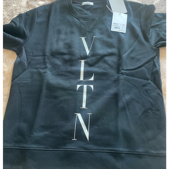 Valentino VLTN Print Men Black Jersey Jumper Sz L - Picture 9 of 9